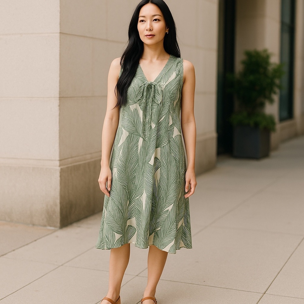 Raviya Leaf dress